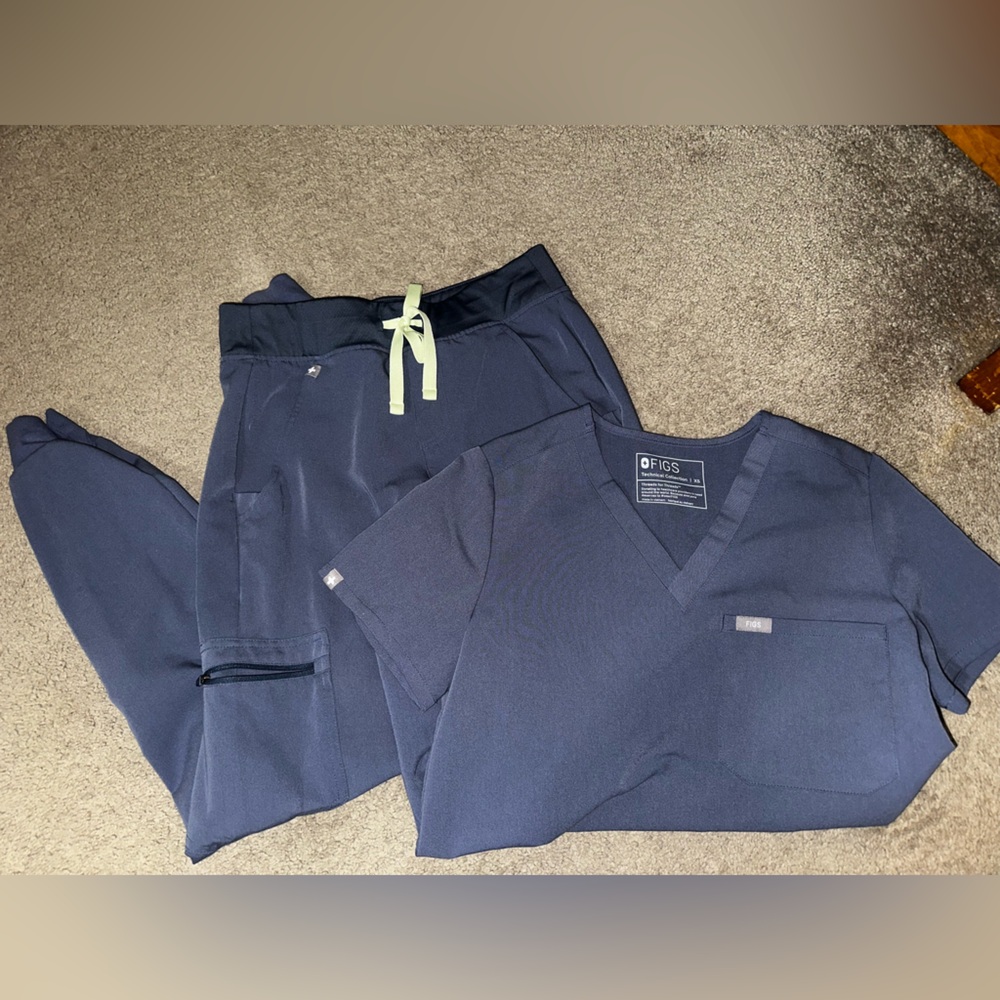 Figs Technical Collection in Deep Blue